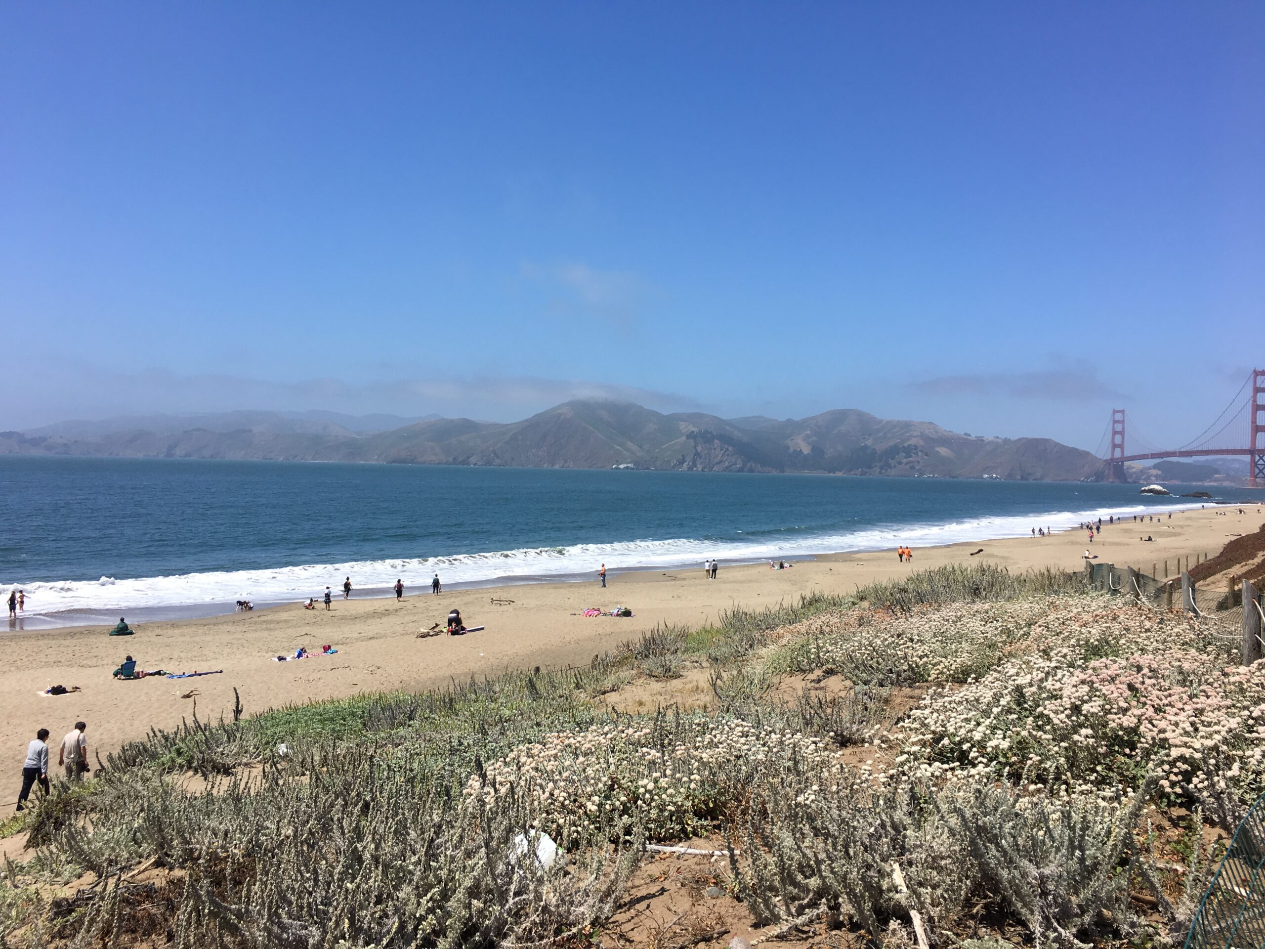 Baker Beach & Parents' Back View